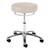 990 Series Exam Stool w/ 360 Degree Hand Ring Adjustment - Shown w/ polished chrome base