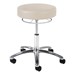 990 Series Exam Stool w/ 360 Degree Hand Ring Adjustment - Shown w/ polished chrome base
