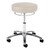 990 Series Exam Stool w/ 360 Degree Hand Ring Adjustment - Shown w/ polished chrome base