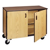 Adjustable-Shelf Storage Cabinet