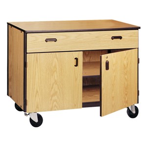 One-Drawer Storage Cabinet w/ Doors - Standard Frame