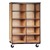 Mobile Cubby Storage Cabinet w/out Doors - Reinforced Frame