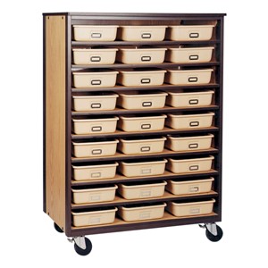 Nine-Shelf Storage Cabinet w/out Doors - Reinforced Frame