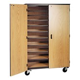 10-Shelf Storage Cabinet