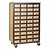 10-Shelf Storage Cabinet w/out Doors - Standard Frame<br>Shown w/ optional tote trays