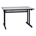 Double Pedestal Base Computer Table