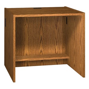 Glacier Series Modular Circulation Desk Shell (36" W x 30" D x 32 1/8" H)