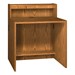 Glacier Series Modular Circulation Desk Shell w/ Riser (36" W x 30" D x 42 1/8" H)