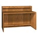 Glacier Series Modular Circulation Desk Shell w/ Riser (60" W x 30" D x 42 1/8" H)