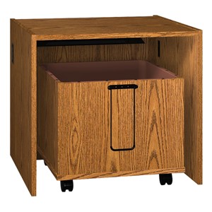 Glacier Series Modular Circulation Book Return Shell (36" W x 30" D x 32 1/8" H) - Book Cart not included