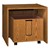 Glacier Series Modular Circulation Book Return Shell (36" W x 30" D x 32 1/8" H) - Book Cart not included