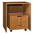 Glacier Series Modular Circulation Book Return Shell (36" W x 30" D x 39 5/8" H) - Book Cart not included