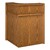 Glacier Series Modular Circulation Corner Desk - Square Unit w/ Riser (30" W x 31 1/8" D x 49 3/4" H)