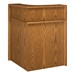 Glacier Series Modular Circulation Corner Desk - Square Unit w/ Riser (30" W x 31 1/8" D x 49 3/4" H)