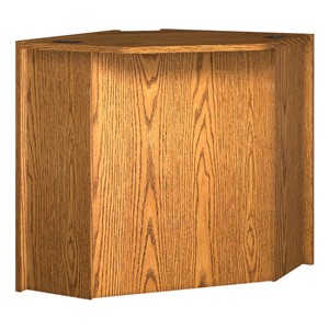 Glacier Series Modular Circulation Corner Desk - Radius Unit (51 3/8" W x 36 3/8" D x 39 3/4" H)