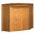Glacier Series Modular Circulation Corner Desk - Radius Unit (51 3/8" W x 36 3/8" D x 39 3/4" H)