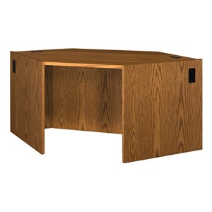 Glacier Series Modular Circulation Corner Desk - Angled Unit (69 1/4" W x 49" D x 30" H)