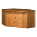 Glacier Series Modular Circulation Corner Desk - Angled Unit (69 1/4" W x 49" D x 31 1/4" H)
