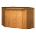Glacier Series Modular Circulation Corner Desk - Angled Unit (69 1/4" W x 49" D x 39 1/4" H)