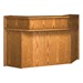 Glacier Series Modular Circulation Corner Desk - Angled Unit w/ Riser (69 1/4" W x 49" D x 41 1/4" H)