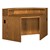 Glacier Series Modular Circulation Corner Desk - Angled Unit w/ Riser (69 1/4" W x 49" D x 41 1/4" H)