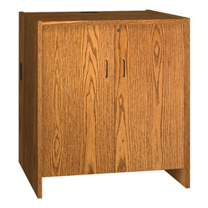 Glacier Series Modular Circulation Adjustable Shelf Unit w/ Doors (36" W x 30" D x 39 5/8" H)
