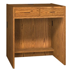 Glacier Series Modular Circulation Two-Drawer Cabinet