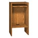 Glacier Series Stand-Up Computer Carrel (43 1/8" H)