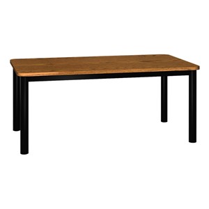 Glacier Series Rectangle Library Table (30" W x 60" L x 25" H)