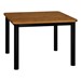 Glacier Series Square Library Table (36" W x 36" L x 25" H)