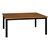 Glacier Series Rectangle Library Table (48" W x 60" L x 25" H)