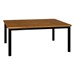 Glacier Series Rectangle Library Table (48" W x 60" L x 25" H)