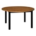 Glacier Series Round Library Table (48" Diameter x 25" H)