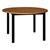 Glacier Series Round Library Table (48" Diameter x 29" H)