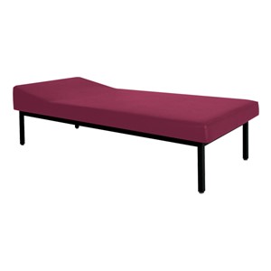 First Aid Recovery Cot w/ Headrest<br>Shown in Burgundy