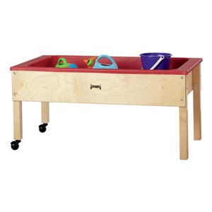 Sensory Sand & Water Table w/ One Tub & Lid (22" W x 42" L x 20" H)