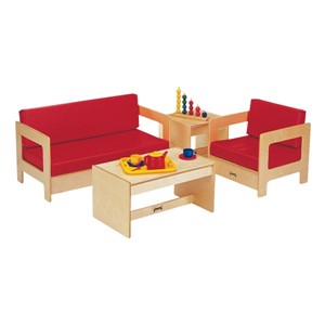 Red Living Room - Whole Set