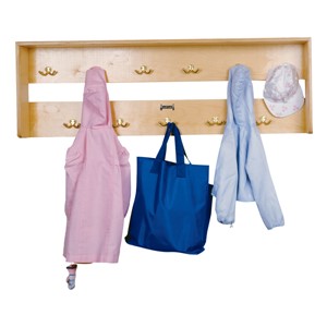 Baltic Birch Wall-Mount Coat Rack