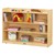 Mobile Adjustable Bookcase w/ Lip (35 1/2" H)