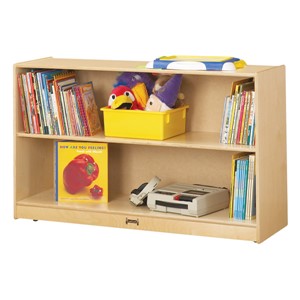 Mobile Adjustable Bookcase w/out Lip (29" H)