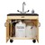 Clean Hands Helper Portable Sink - 26" Counter w/ Plastic Sink - Interior