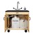 Clean Hands Helper Portable Sink - 38" Counter w/ Plastic Sink