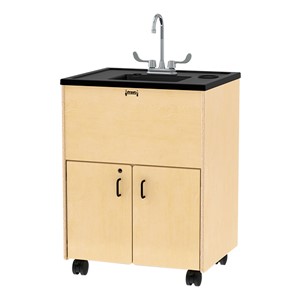 Clean Hands Helper Portable Sink - 38" Counter w/ Plastic Sink