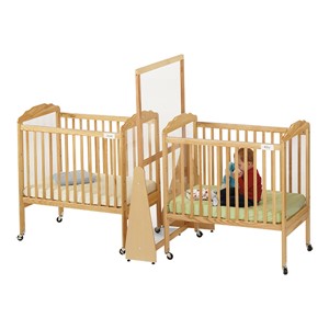 See-Thru Crib Divider - Small - Shown w/ cribs