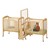 See-Thru Crib Divider - Small - Shown w/ cribs