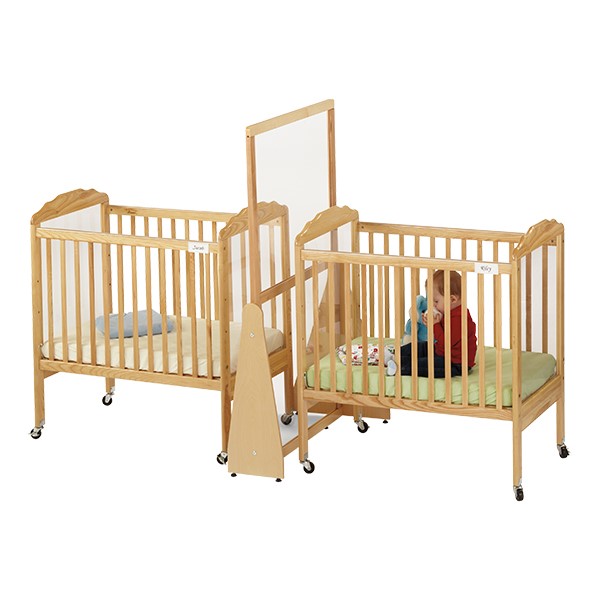 See-Thru Crib Divider - Small - Shown w/ cribs