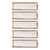 Name Tag Holder - Set of Five - Shown w/ inserts