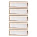 Name Tag Holder - Set of Five - Shown w/ inserts
