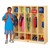 Baltic Birch Stand-Alone Five-Section Locker w/o Step