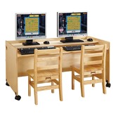 MapleWave Enterprise Double Computer Desk